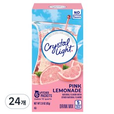 크리스탈라이트 핑크 레몬 에이드분말, 13.7g, 6개입, 4개