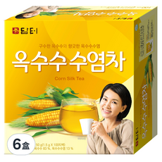 Damtuh 丹特 玉米鬚茶，濃郁清香，方便沖泡，隨時隨地享受美味茶飲，150公克(1.5公克X100份), 1.5g, 100包, 6盒
