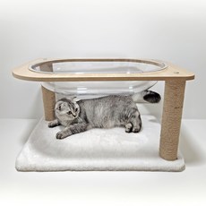 PETSMON 貓咪橢圓形療癒空間貓咪屋, 1個, 混色