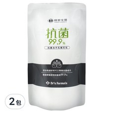 台塑生醫 Dr's Formula 抗菌洗手乳補充包, 400g, 2包