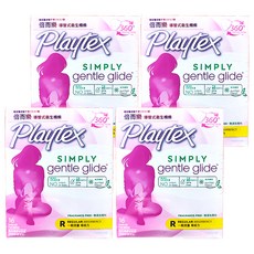 美國 Playtex 導管式衛生棉條,16支,一般流量,4盒
