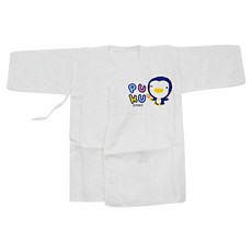 PUKU 藍色企鵝 紗布肚衣, 100%棉(紗布), 50cm, 台灣製造, 50, 白色, 1件