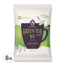 포모나 그린티 파우더, 500g, 1개입, 6개