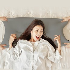 리브맘 쫀쫀푹신 메모리솜 호텔 베개, 그레이, 1개