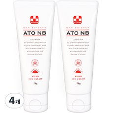 아토엔비 유아선크림 SPF50+ PA++++, 70g, 4개