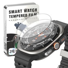 NUART Galaxy Watch強化玻璃螢幕保護膜, 透明, 2個