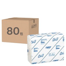 Scott 可麗舒 擦手紙經濟包, 200抽, 80包