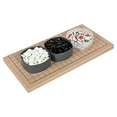 Bethel 棋盤+圍棋+象棋棋子, 1.2cm底板+圍棋+象棋