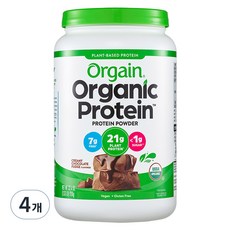 Orgain 植物性蛋白粉 巧克力口味, 920g, 4罐