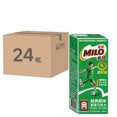 MILO 美祿 經典原味巧克力麥芽飲品 198ml*24瓶