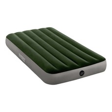 INTEX Durabeam Fiber-tech 絨毛充氣床墊, 最新高科技滌綸結構, 旅行露營適用, 彩盒包裝，體積小巧, 191 x 76 x 25cm, 顏色隨機