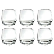 Ocean Glass CUBA 古巴錐底杯6入, 270ml, 可愛不倒翁造型無鉛玻璃杯, 80 x 88mm, 6入