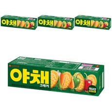 야채 크래커 과자, 83g, 4개