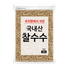 국내산 찰수수쌀, 2kg, 1개