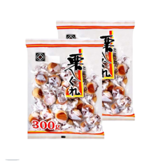 佐藤製菓 栗饅頭, 300g, 烤黃豆餡小點心, 懷舊的滋味, 294g, 2袋