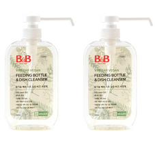 B&B 純素嬰兒奶瓶和洗碗機容器類型, 600ml, 2瓶