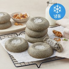 더블스윗 흑임자 크림치즈 르뱅쿠키 (냉동), 100g, 8개