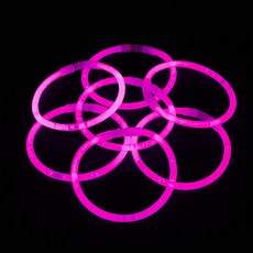 Joyparty Glow 手鍊粉紅色, 100入