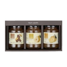 올가홀푸드 액상차 3종 선물세트, 유자차 550g + 생강차 550g + 모과차 550g, 1세트
