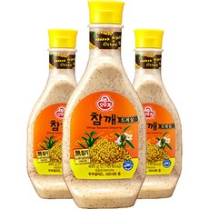 오뚜기 참깨 드레싱, 495g, 3개