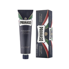 PRORASO 刮鬍膏 保濕 麝香 藍標 150ml, 1個