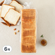 아워홈 부드러운 토스트식빵, 700g, 6개 700g, 6개