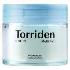 Torriden 台灣公司貨 Dive In 低分子玻尿酸多功能棉片, 160ml, 80片, 1罐