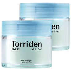 Torriden 台灣公司貨 Dive In 低分子玻尿酸多功能棉片, 160ml, 80片, 2罐