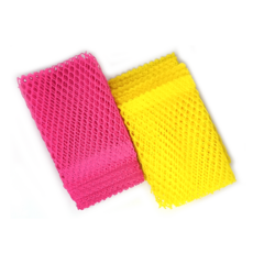 콘실 PLA 생분해되는 식기세척용 수세미 핑크 6p + 옐로우 6p 세트, 1세트