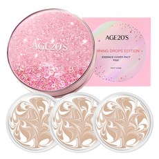 에이지투웨니스 샤이닝드롭 에디션 핑크 팩트 12.5g 세트, 13호 화이트라떼, 1세트