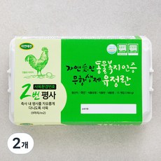 자연애찬 동물복지 무항생제 유정란, 15구, 2개 2개