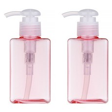 지앤와이 로션 펌프 공병 100ml, 2개, 핑크