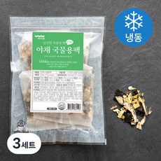 바다원 간편 국물용팩 야채, 90g, 3세트