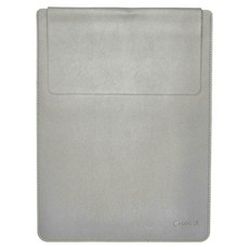 COTECi 筆電PU內膽包 通用款(14-16")，柔軟皮革袋身，防止刮花筆電, 灰色, 14~16(37 x 28cm), 1個