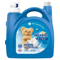 스너글 고농축 섬유유연제 블루 스파클 플러스 본품, 5.5L, 1개