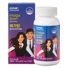 GNC 메가틴 멀티비타민 앤 미네랄, 90정, 1개