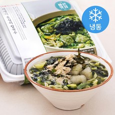 바른식 옹심이 매생이 칼국수 밀키트 (냉동), 614g, 1개