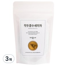 청년농원 저온가공 작두콩수세미차 삼각티백, 1g, 50개입, 3개