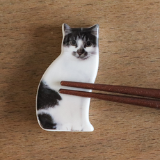 Decole Oh my Cats! 貓咪筷架, 陶瓷材質, 日本設計中國製造, 1個