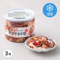 셰프애찬 통영 생굴무침 (냉동), 600g, 3개
