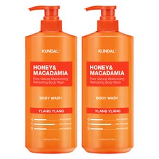 쿤달 허니 앤 마카다미아 퓨어 바디워시 일랑일랑향, 1058ml, 2개