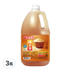 萬家香 糯米醋 3750ml, 100%純天然釀造 無防腐劑, 3.75L, 3瓶