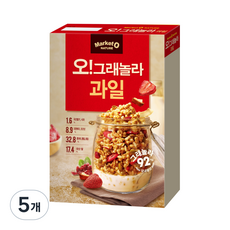 마켓오 오그래놀라 과일 시리얼, 330g, 5개