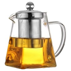 Chapin 耐熱高硼矽玻璃茶壺, 550ml, 單色, 1個