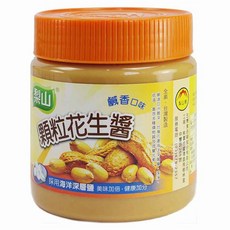 梨山牌 顆粒花生醬, 鹹香口味 適合全素者, 340g, 1罐