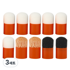 Kes.B 藝術學校圓點郵票 10P 套裝, 混色, 3組