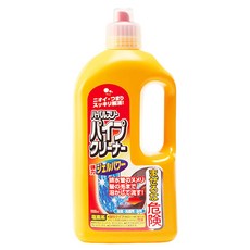 Mitsuei 水管疏通專用洗劑，適用於浴室、廚房、廁所管道，除菌消臭二合一，徹底溶解黏稠污垢，定期使用保養預防堵塞, 1L, 1瓶
