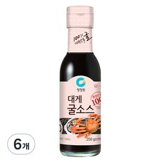 청정원 대게 굴소스, 250g, 6개