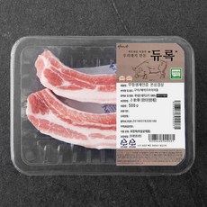 파머스팩 듀록 한돈 무항생제 인증 본 삼겹살 구이 에어프라이어용 (냉장), 500g, 1개