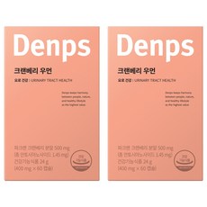 Denps 女性泌尿護理蔓越莓膠囊 24g, 2個, 60片